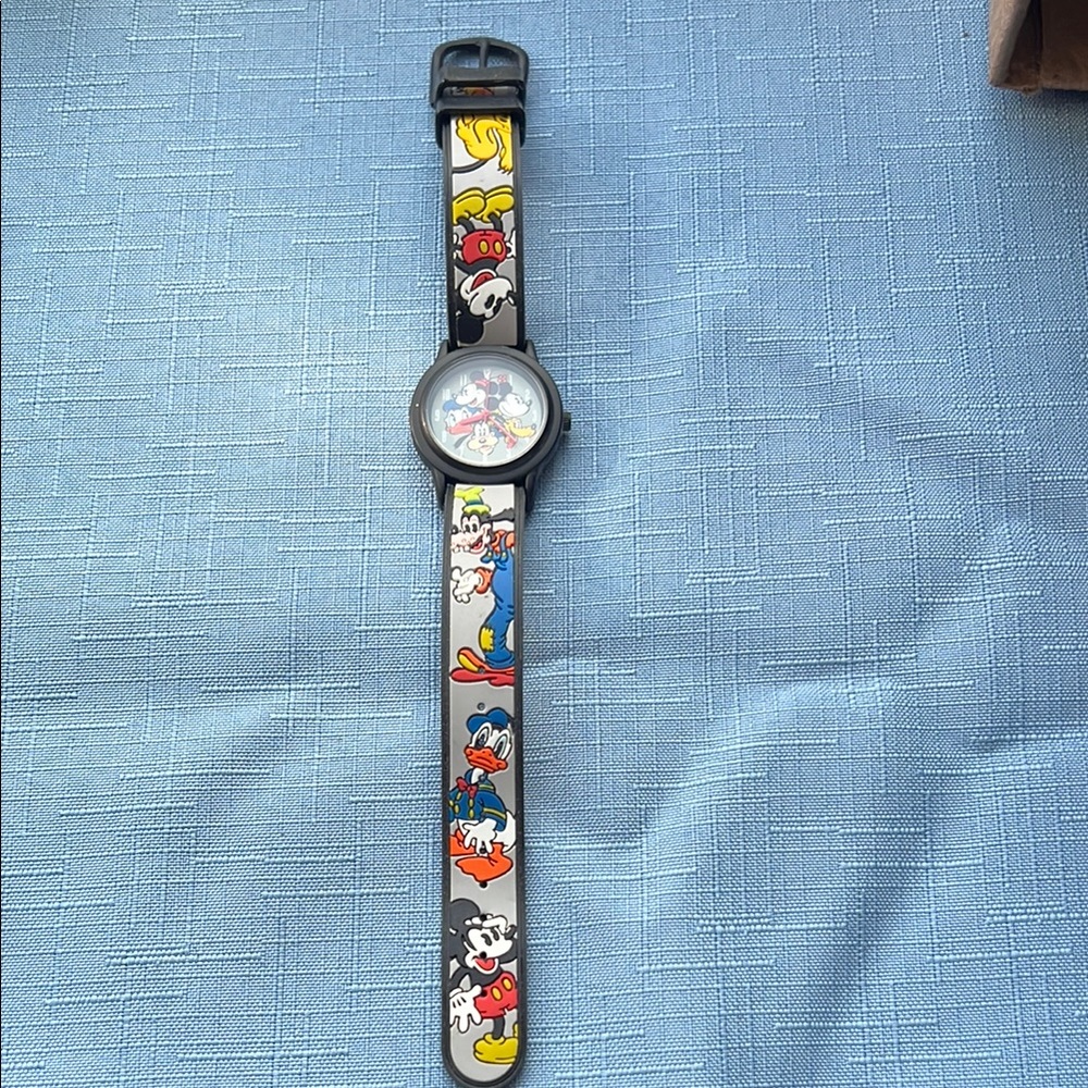 Disney Character Watch with Black Strap